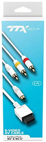 TTX Tech Wii / Wii U S-Video / AV Cable