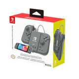 HORI Split Pad Compact Controllers Attachment Set - Slate Gray for Nintendo Switch/Switch OLED - Officially Licensed By Nintendo