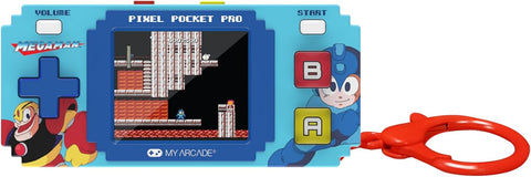 My Arcade Mega Man Pixel Pocket Pro: Officially Licensed Mega Man Video Game, Portable Keychain Arcade