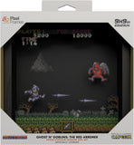 Pixel Frames Ghost N' Goblins: The Red Arremer 3D 9x9 inches Shadow Box Art - Officially Licensed by Capcom
