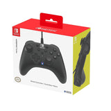 HORI Nintendo Switch HORIPAD Turbo Wired Controller Pad (Black)- Officially Licensed by Nintendo