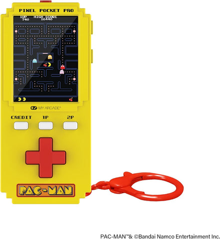 My Arcade Pac-Man Pixel Pocket Pro: Officially Licensed Pac-Man Video Game, Portable Keychain Arcade