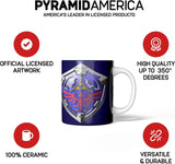 Pyramid America Zelda Mug - Legend of Zelda Shield Ceramic Coffee Mug 11 oz