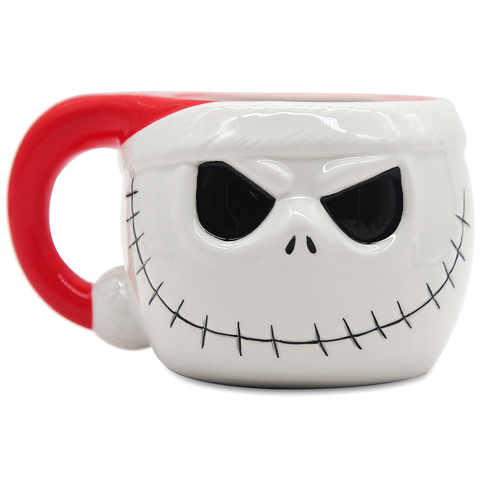 Nightmare Before Christmas Jack, Sculpted Ceramic, Mug, Multi Colored, 20 ounces