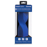 iSound Twist Mini Rechargeable Portable Bluetooth Speaker & Speakerphone - Blue