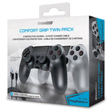 dreamGEAR  Comfort Grip Twin Pack Controller Sleeves Covers for PS4