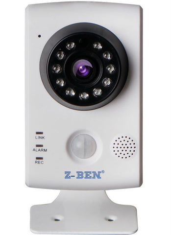 Z-Ben IPBH02 HD 1.0MP 720p PIR Sensor Wireless-N Plug & Play P2P IP Camera