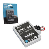 KMD Wii U Gamepad Internal Expended Battery Pack 3000MaH for Wii U GamePad