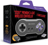 Hyperkin "Scout" Premium 2.4 GHz Wireless Controller for SNES Classic Edition / NES Classic Edition