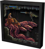 Pixel Frames Castlevania Symphony of the Night Scylla Boss Fight 9x9 Shadow Box Art - Officially Licensed by Konami