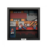 Pixel Frame River City Ransom: Rivals at Work 9x9 Shadow Box Art - Officially Licensed Arc System Works