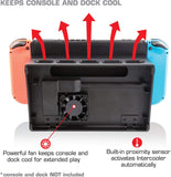 Nyko Intercooler Stand Horizontal/Vertical Dock Cooling Fan Attachment for Nintendo Switch