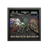 Pixel Frame Battletoads Big Bad Boot 9x9 Shadow Box Art - Officially Licensed by Rare Ltd.