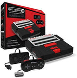 RetroN 2 2in1 Super Nintnedo SNES & NES Retro Video Game Twin Console - Black