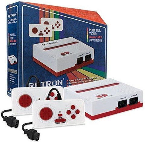 RetroN 1 Nintendo NES Video Game Console System - Red