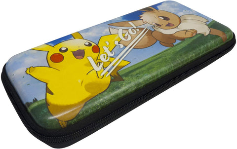 HORI Let's Go Pikachu/Eevee Pouch Case Officially Licensed By Nintendo & Pokemon for Nintendo Switch