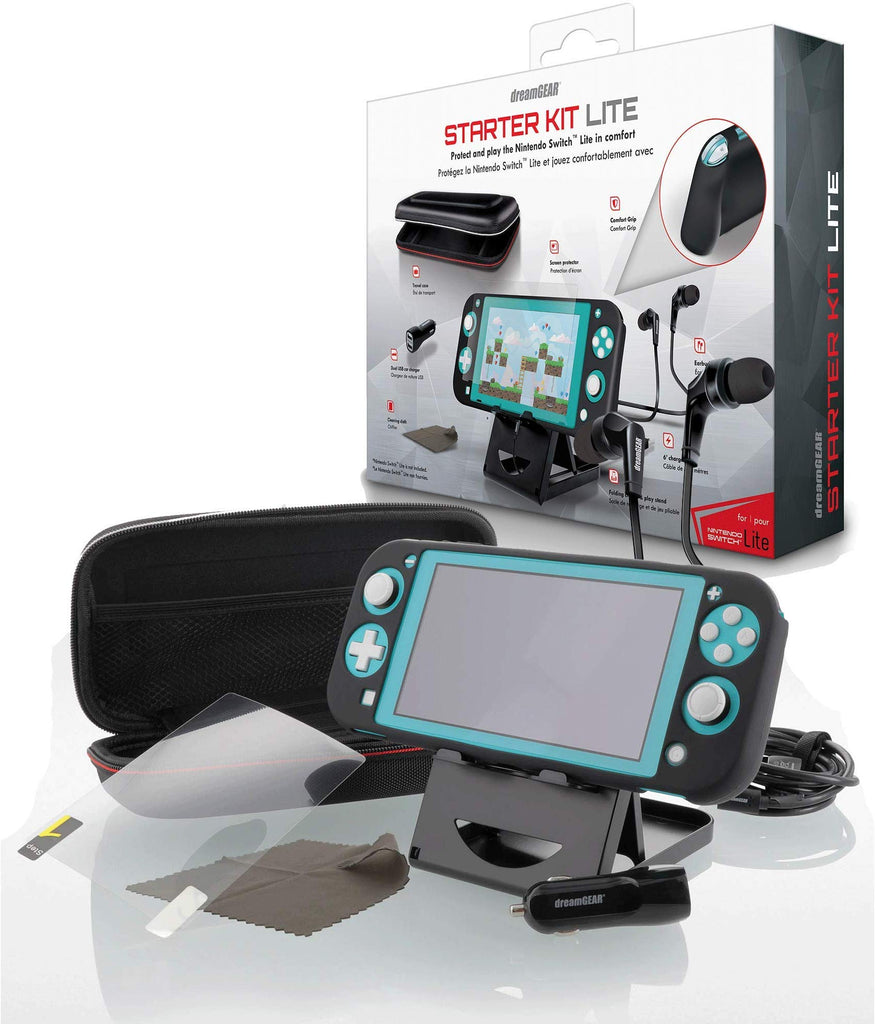 Nedrustning Sandsynligvis udtale dreamGEAR Starter Kit Lite for Nintendo Switch Lite - Carrying Case, S –  Gametronex.com