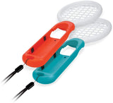 Armor3 Racket Controller Attachment for Switch Joy-Con (Blue/ Red) (2-Pack)