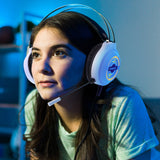 dreamGEAR Advanced Gaming LED RGB Headset GRX-500 For Nintendo Switch/Switch OLED/PS5/Xbox Series X/S/PC