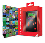 My Arcade Go Gamer Portable Handheld Gaming System 300 Retro Style 16- Bit Games - (Red, Blue, Black)