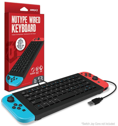 Armor3 “NuType” Wired Keyboard for Nintendo Switch