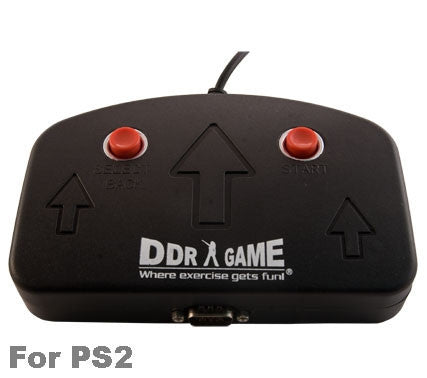 DDR Control Box for PS2 Metal Dance Pad w/ Red Buttons - 15 pins