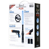 3 in 1 Game Essentials Plus Kit Wii - Black