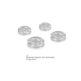 Hyperkin "GummiFlex" Pro Series Thumb Grips for Nintendo Switch & Switch OLED Joy Con & Pro Controller (4 Pack)