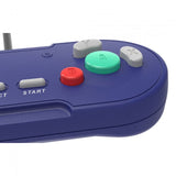 Retro-Bit LegacyGC Wired Controller for Gamecube & Wii - Indigo
