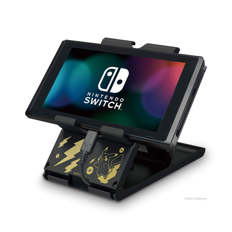 Hori Nintendo Switch Playstand Console Stand Pokemon: Pikachu Black & Gold Officially Licensed by Nintendo and Pokemon