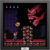 Pixel Frames Contra: Dragon God Java 9x9 Shadow Box Art - Officially Licensed by Konami