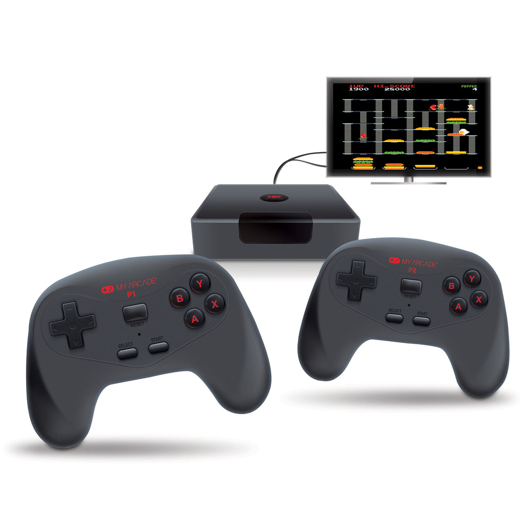 MY ARCADE GameStation Wireless Plug & Play Console 300 Built