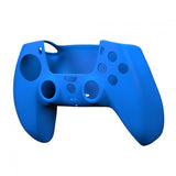 KMD Silicone Grip Case for PS5 DualSense Controller (Black, White, Blue)