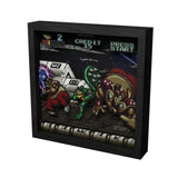 Pixel Frame Battletoads Big Bad Boot 9x9 Shadow Box Art - Officially Licensed by Rare Ltd.