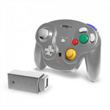 TTXTech GC Wireless Wavedash 2.4GHZ Controller for Nintendo GameCube and Wii/Wii U - Silver