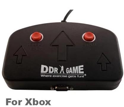 DDR Control Box for Xbox Metal Dance Pad w/ Red Buttons - 15 pins