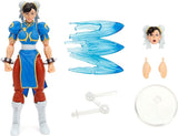 Street Fighter II Chun Li 6" Action Figure Toys for Kids and Adults Officially Licensed by Capcom