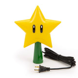 Super Mario LED Super Star Plug in 9" Light Up Christmas Tree Topper
