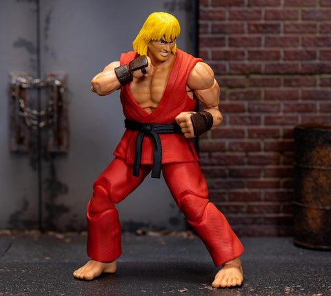 Street Fighter II Ken 1/12 Scale Action Figure Toys for Kids and Adults Officially Licensed by Capcom