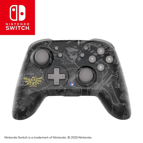 HORI HORIPAD Wireless Pro Controller with Motion Control for Nintendo Switch/Switch OLED- Officially Licensed by Nintendo (The Legend of Zelda Edition)