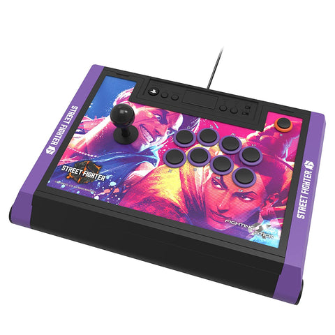 HORI PlayStation 5 Fighting Stick Alpha Tournament Grade Fight stick for PS5, PS4, PC (Street Fighter 6 Edition)- Officially Licensed by Sony