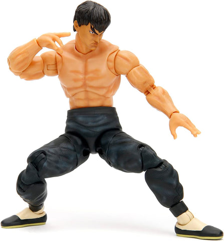 Street Fighter II Fei-Long 1/12 Scale Action Figure Toys for Kids and Adults Officially Licensed by Capcom