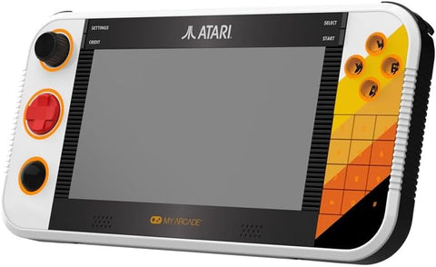 My Arcade Atari Gamestation Go Portable Handheld Console Over 200+ Preloaded Retro Video Games Officially Licensed Wifi,Smartglow, 7 inch Display,
