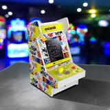 My Arcade Pac-Man 45th Anniversary Mighty Player: Retro Games, Countertop Arcades, Illuminated Marquee, 4 Games in 1,Rechargeable Battery
