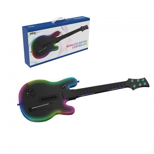 Ttx Controller TTX Tech Wireless Guitar Controller with RGB LED for PS4/PS3/PC ...