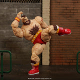 Jada Street Fighter II Zangief Figure 1:12 Deluxe Scale Toys 6" Tall