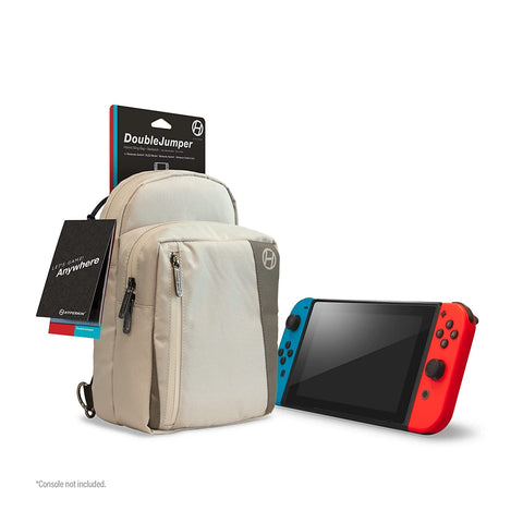 backpack for laptop and nintendo switch Hyperkin Let's Game Anywhere "DoubleJumper" Hybrid Sling Bag/Backpack – Gametronex.com