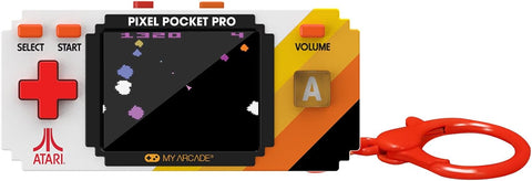 My Arcade Atari Pixel Pocket Pro: Officially Licensed Atari Video Game, Portable Keychain Arcade