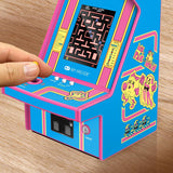 My Arcade Ms. Pac-Man Micro Player Pro: 6.75" Mini Arcade Machine, Fully playable Video Game Collectible