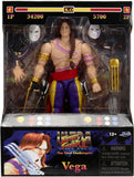 Jada Toys Street Fighter II  Vega Action Figure 1:12 Scale, 6" Tall Official Licensed